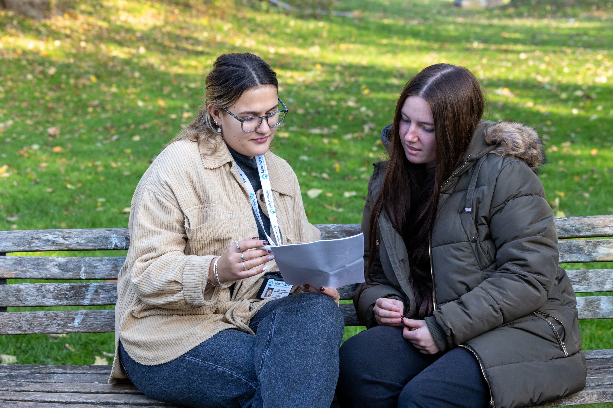 Talking session in the park 2